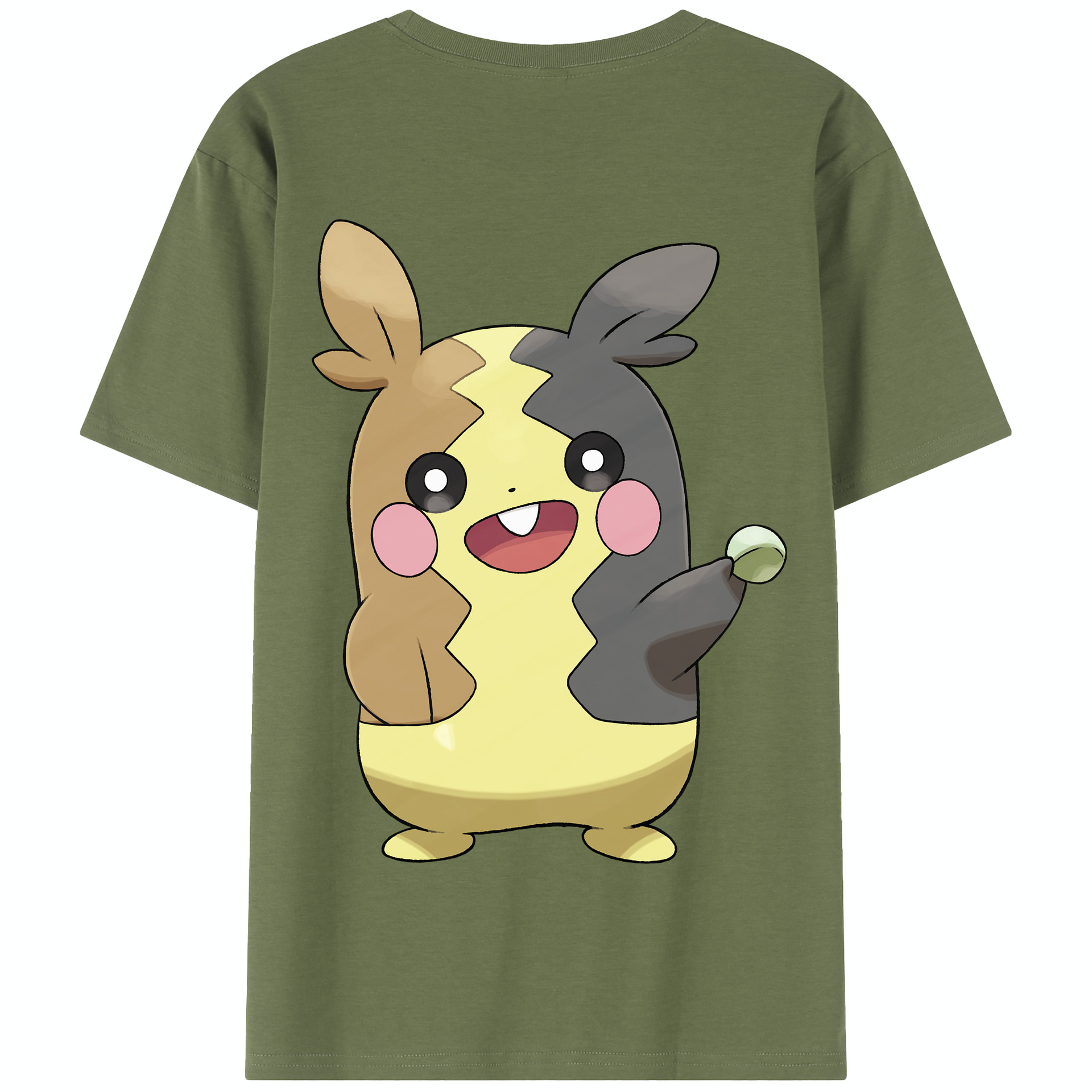 （画像用） ポケットモンスター Pokémon 綿100％半袖Tシャツ（背面プリント）